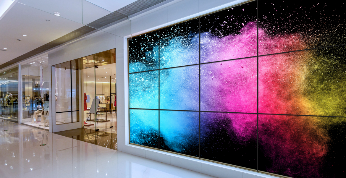 LED WALL retail