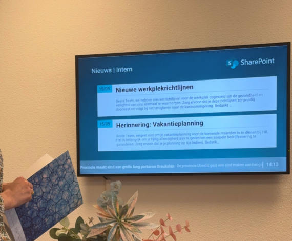 Narrowcasting sharepoint