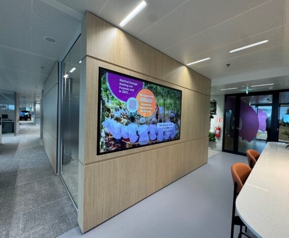 digital signage schermen
